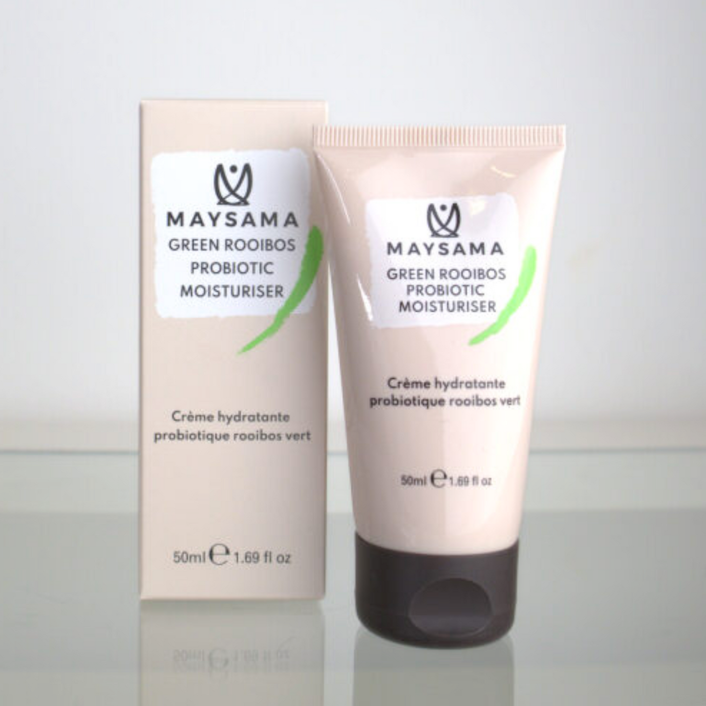 Probiotische Feuchtigkeitscreme mit grünem Rooibos