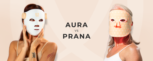 AURA vs PRANA — Which LED Mask Is Right for You?