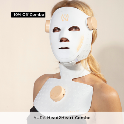 AURA LED Lichttherapie Gesichtsmaske