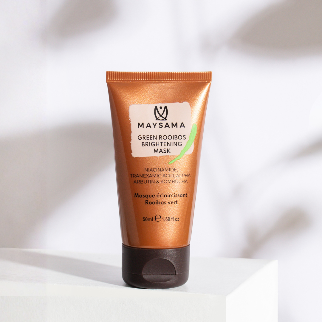 Aufhellende Maske mit grünem Rooibos