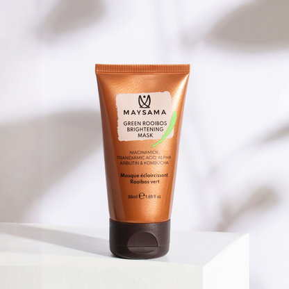 Aufhellende Maske mit grünem Rooibos