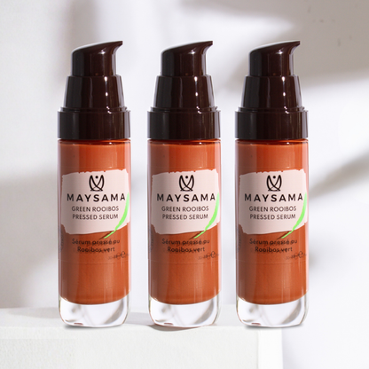 Dreierpackung gepresstes Serum aus grünem Rooibos