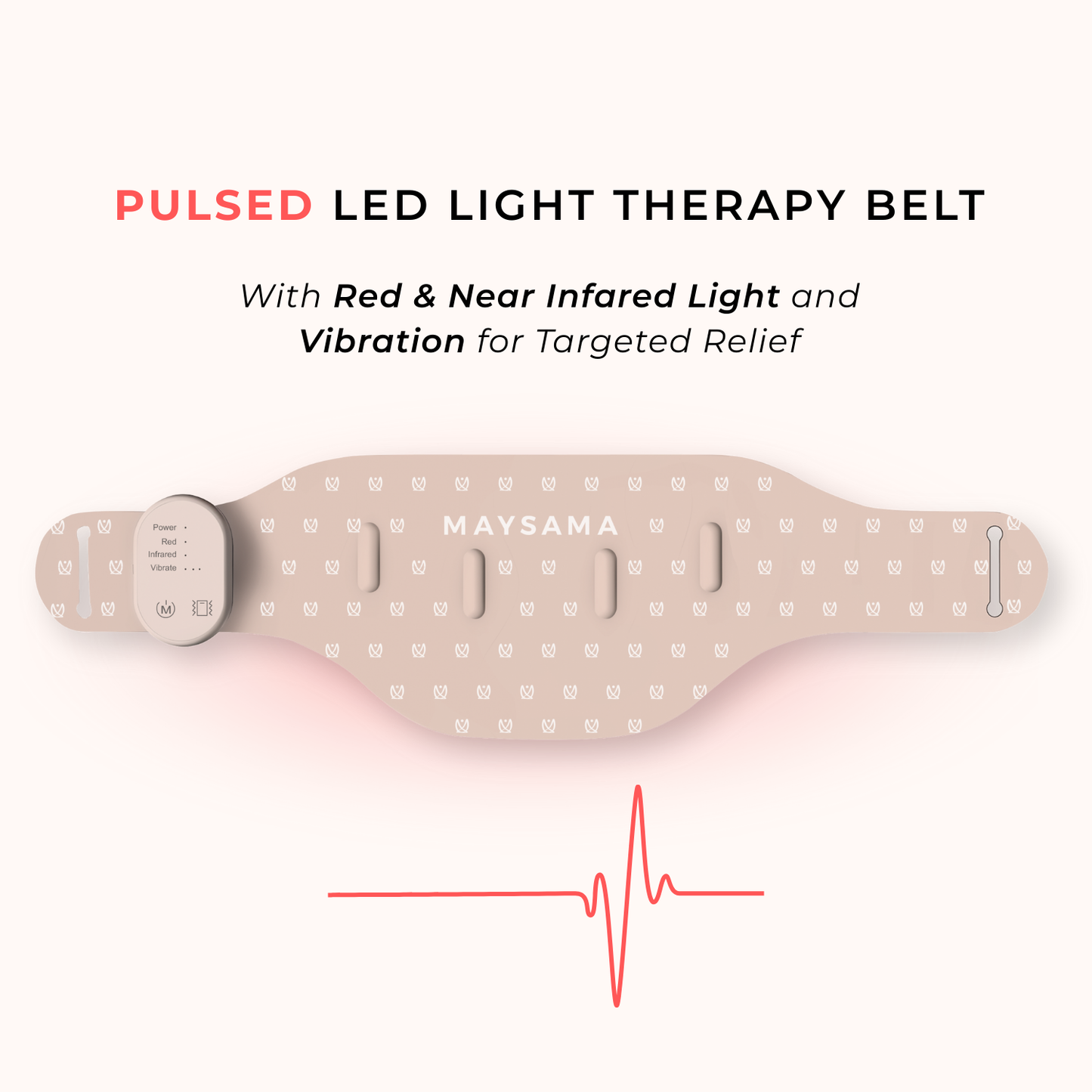 LED Light Therapy Silicone Belt